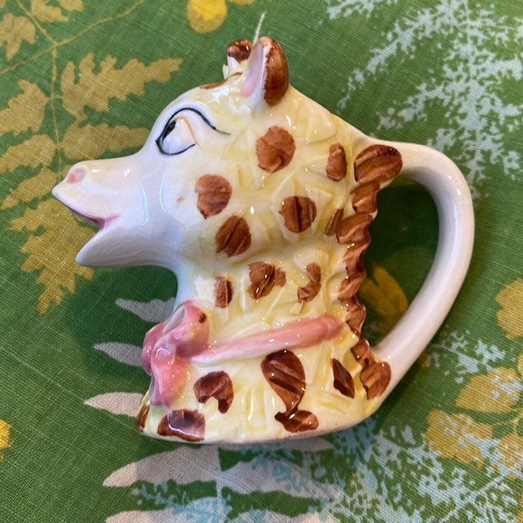 VTG Giraffe ceramic creamer hand painted - Picture 3 of 6